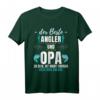 Lustiges Angel T-Shirt für Fischer und Opa - Perfektes Geschenk für Angler, Fischer und Fischliebhaber zu Weihnachten & Geburtstag