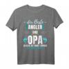 Lustiges Angel T-Shirt für Fischer und Opa - Perfektes Geschenk für Angler, Fischer und Fischliebhaber zu Weihnachten & Geburtstag