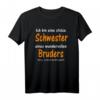Bruder Schwester Familien Weihnachtsgeschenk Advent Shirt – Lustiges personalisiertes T-Shirt für Familie, Freunde & Kollegen
