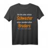 Bruder Schwester Familien Weihnachtsgeschenk Advent Shirt – Lustiges personalisiertes T-Shirt für Familie, Freunde & Kollegen