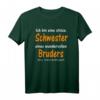 Bruder Schwester Familien Weihnachtsgeschenk Advent Shirt – Lustiges personalisiertes T-Shirt für Familie, Freunde & Kollegen