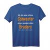 Bruder Schwester Familien Weihnachtsgeschenk Advent Shirt – Lustiges personalisiertes T-Shirt für Familie, Freunde & Kollegen