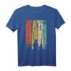 Opa zwei Enkel Angel Geschenk T-Shirt - Lustiges Vintage & Retro Motiv für Großväter, die gern angeln & Zeit mit Enkelkindern verbringen
