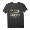 Papa Opa Angel Legende Geschenk zum Vatertag & für den Ruhestand – Lustiges Angel T-Shirt für Opa, den Angler & Großvater