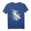 HapDog Frozen Olaf T-Shirt mit Schneeflocken Grafik – Offiziell lizenziertes Disney Frozen Shirt für Kinder und Erwachsene