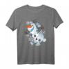 HapDog Frozen Olaf T-Shirt mit Schneeflocken Grafik – Offiziell lizenziertes Disney Frozen Shirt für Kinder und Erwachsene