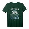 Großvater Angler T-Shirt mit Spruch - Lustiges Geschenk für Opa, der Angeln liebt, mit dem Motto 'Angler Opa Wie Eine Normaler Opa Nur Viel Cooler'