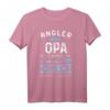 Großvater Angler T-Shirt mit Spruch - Lustiges Geschenk für Opa, der Angeln liebt, mit dem Motto 'Angler Opa Wie Eine Normaler Opa Nur Viel Cooler'