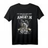 Angeln und das ist Opa zu sein Angler Opa T-Shirt – Lustiges Fischer Design für Großvater & Angler-Fans, perfekt zum Vatertag & Geburtstag