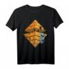 Ägypten Pyramide T-Shirt mit Kamel, Palme & Sphinx – Lustiges 3D Design, Ideal als Geschenk für Hobby-Archäologen und Geschichtsinteressierte