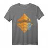 Ägypten Pyramide T-Shirt mit Kamel, Palme & Sphinx – Lustiges 3D Design, Ideal als Geschenk für Hobby-Archäologen und Geschichtsinteressierte