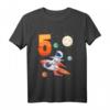 Kinder Astronaut T-Shirt zum 5. Geburtstag – Weltraum Outfit für Jungen und Mädchen, perfektes Geschenk für kleine Raumfahrer