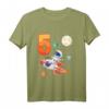 Kinder Astronaut T-Shirt zum 5. Geburtstag – Weltraum Outfit für Jungen und Mädchen, perfektes Geschenk für kleine Raumfahrer