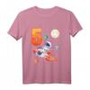 Kinder Astronaut T-Shirt zum 5. Geburtstag – Weltraum Outfit für Jungen und Mädchen, perfektes Geschenk für kleine Raumfahrer