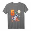 Kinder Astronaut T-Shirt zum 5. Geburtstag – Weltraum Outfit für Jungen und Mädchen, perfektes Geschenk für kleine Raumfahrer