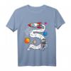 Kinder Fünfter Geburtstag T-Shirt - Ich bin 5 Jahre Junge mit Weltall und Astronauten Motiv für den Geburtstag
