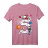 Kinder Fünfter Geburtstag T-Shirt - Ich bin 5 Jahre Junge mit Weltall und Astronauten Motiv für den Geburtstag