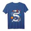 Kinder Fünfter Geburtstag T-Shirt - Ich bin 5 Jahre Junge mit Weltall und Astronauten Motiv für den Geburtstag