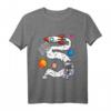 Kinder Fünfter Geburtstag T-Shirt - Ich bin 5 Jahre Junge mit Weltall und Astronauten Motiv für den Geburtstag