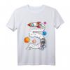 Kinder Fünfter Geburtstag T-Shirt - Ich bin 5 Jahre Junge mit Weltall und Astronauten Motiv für den Geburtstag