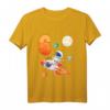 Kinder Astronaut T-Shirt zum 6. Geburtstag – Weltraum Geschenk für Jungen und Mädchen, perfekt für Party & Kindergarten