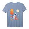 Kinder Astronaut T-Shirt zum 6. Geburtstag – Weltraum Geschenk für Jungen und Mädchen, perfekt für Party & Kindergarten