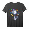 Kinder Astronaut T-Shirt für 6 Jahre - Raumfahrt Weltraum Geburtstag Outfit für Jungen und Mädchen