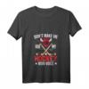 Damen Eishockey Mama T-Shirt mit V-Ausschnitt – Perfektes Geschenk für Eishockeyfans, Trainerinnen und Unterstützerinnen zu Geburtstag, Weihnachten & Co.