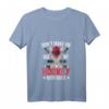 Damen Eishockey Mama T-Shirt mit V-Ausschnitt – Perfektes Geschenk für Eishockeyfans, Trainerinnen und Unterstützerinnen zu Geburtstag, Weihnachten & Co.