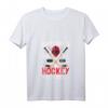 Damen Eishockey Mama T-Shirt mit V-Ausschnitt – Perfektes Geschenk für Eishockeyfans, Trainerinnen und Unterstützerinnen zu Geburtstag, Weihnachten & Co.
