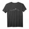 Watzmann Herzschlag T-Shirt mit EKG Linien – Bergsteiger, Trekking & Outdoor Geschenk für Fans & Bergliebhaber