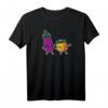 Dabbing Aubergine Pfirsich Sexting Paare Japanisch Kawaii T-Shirt - Originelles Geschenk für Freunde, Familie & Paare zu Geburtstagen, Feiertagen & besonderen Anlässen