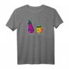 Dabbing Aubergine Pfirsich Sexting Paare Japanisch Kawaii T-Shirt - Originelles Geschenk für Freunde, Familie & Paare zu Geburtstagen, Feiertagen & besonderen Anlässen