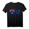 Australien Flagge T-Shirt für Damen, Herren und Kinder – Klassisch geschnitten mit doppeltem Saum