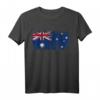 Australien Flagge T-Shirt für Damen, Herren und Kinder – Klassisch geschnitten mit doppeltem Saum