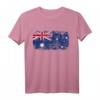 Australien Flagge T-Shirt für Damen, Herren und Kinder – Klassisch geschnitten mit doppeltem Saum