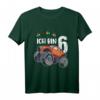 Kinder T-Shirt Ich bin 6 Jahre Monster Truck Auto – Perfektes Geburtstagsgeschenk für Jungen zum 6. Geburtstag