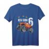 Kinder T-Shirt Ich bin 6 Jahre Monster Truck Auto – Perfektes Geburtstagsgeschenk für Jungen zum 6. Geburtstag