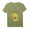 Mamacado Avocado Mama schwanger Babyparty T-Shirt mit V-Ausschnitt – Perfekt für werdende Mütter, Weihnachten & Babypartys