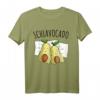 Avocado Schlafshirt Schlavocado Schlafanzug – Bequeme Bettbekleidung für Morgenmuffel, Schlafmützen & Power Nappers als Geschenkidee