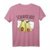 Avocado Schlafshirt Schlavocado Schlafanzug – Bequeme Bettbekleidung für Morgenmuffel, Schlafmützen & Power Nappers als Geschenkidee