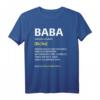 Baba Definition Türkischer Vater T-Shirt – Lustiges Geschenk zum Geburtstag oder Bayram für türkische Papas