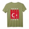 Herren Baba Vatertag Babalar Günü Geschenk - Türkisches T-Shirt mit Flagge für stolze türkische Väter