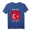 Herren Baba Vatertag Babalar Günü Geschenk - Türkisches T-Shirt mit Flagge für stolze türkische Väter