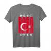 Herren Baba Vatertag Babalar Günü Geschenk - Türkisches T-Shirt mit Flagge für stolze türkische Väter