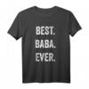 Bestes Baba Ever T-Shirt – Herzergreifendes Geschenk für Papa, Opa & Großvater zum Vatertag, Geburtstag & Schwangerschaftsankündigung