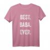 Bestes Baba Ever T-Shirt – Herzergreifendes Geschenk für Papa, Opa & Großvater zum Vatertag, Geburtstag & Schwangerschaftsankündigung