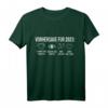 Lustiges Werdender Papa & Mama Vorhersage 2023 Babyparty T-Shirt – Perfekt zur Schwangerschaftsverkündung & Baby Shower Feier