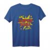 Super Baba T-Shirt mit Super Power Halloween Disguise – Lustiges Retro Geschenk für Großväter, Papa & Freunde