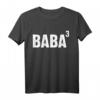 Baba hoch drei - Lustiges türkisches Papa T-Shirt für den dritten Nachwuchs, ideales Geschenk für werdende Väter